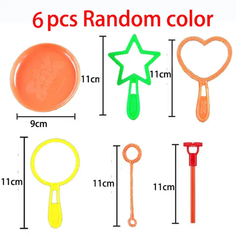 3/7Pcs Bubble Blowing Tools Soap Bubble Stick Set Bubble Blowing Toys Outdoor Kids Fun Toys Family Interactive Toys