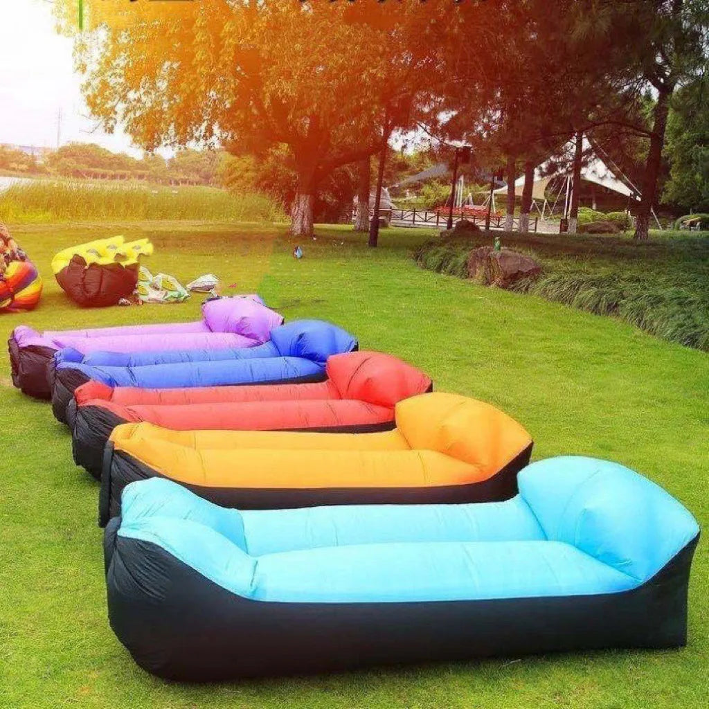 WW Garden Sofa Trend Outdoor Fast Inflatable Air Sofa Bed Goodquality Sleeping Bag Inflatable Airbag Lazy Bag Beach Sofa